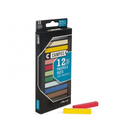 CAMPUS SOFT PASTEL SET - X12