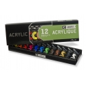 CAMPUS ACRYLIC PAINT - SET OF 12 TUBES - X21ML