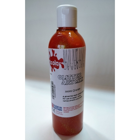 GLITTER ARTMIX - ORANGE - 300ML