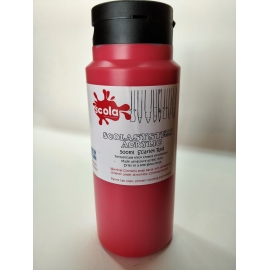 SCHOOL ACRYLIC - SCARLET RED - 500ML