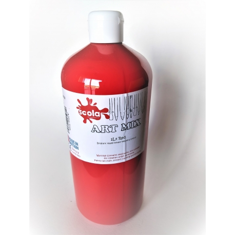 ARTMIX - BRIGHT RED - 1 LITRE