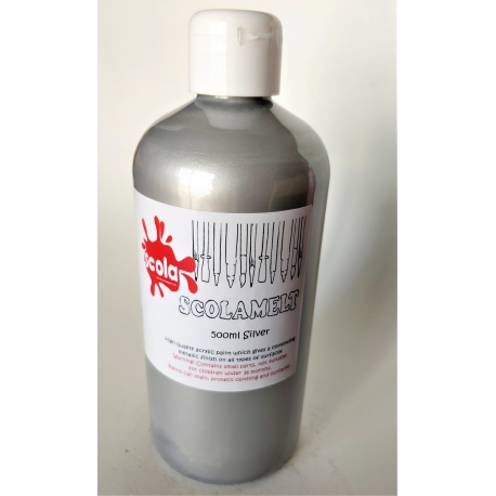 SCOLAMELT ACRYLIC - SILVER - 500ML