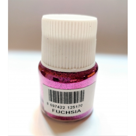 GLITTER POWDER 45ML - FUSCHIA