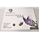 ACRYLIC COLOUR BOOK 400GSM 10 SHEETS A2 GLUED