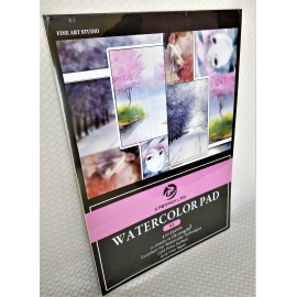 WATERCOLOUR PAD 300GSM 12 SHEETS GLUED