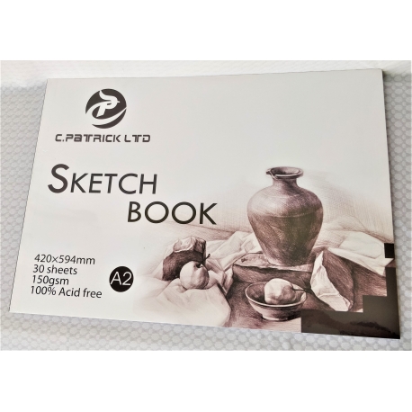 SKETCH BOOK 150GSM 30 SHEETS A2 GLUED