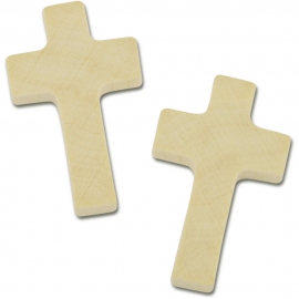 WOODEN CROSS 35 X 21 X 5MM 