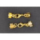 SNAP HOOK 4 SETS - GOLD