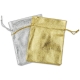 METALLIC BAGS 8 X 10CM SILVER