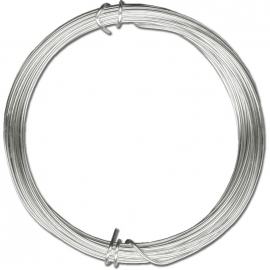 SILVER PLATED WIRE 0.8MM X 6MTR