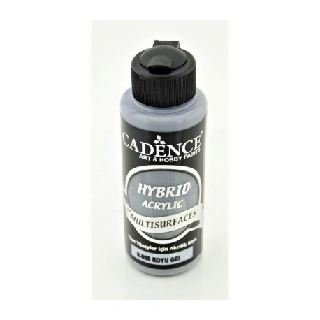 DARK GREY HYBRID ACRYLIC PAINT 70ML  