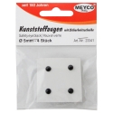 PLASTIC SAFETY EYES BLACK - 5MM DIAM.