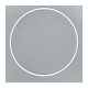 WHITE WIRE RING 25CM DIAM.