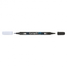 COOL GREY LIGHT GRAPH`O TWIN TIP WATER BASED MARKER