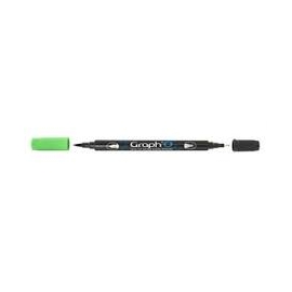 LIME GRAPH`O TWIN TIP WATER BASED MARKER