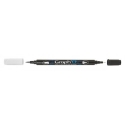 NEUTRAL GREY LIGHT GRAPH`O TWIN TIP WATER BASED MARKER