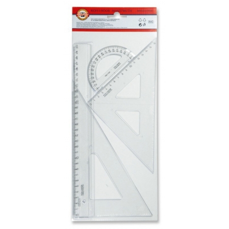 LARGE GEOMETRY SET TRANSPARENT