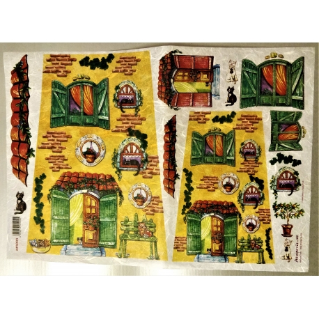 CATS HOUSE RICE PAPER