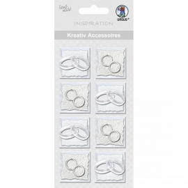 SILVER WEDDING RINGS CREATIVE ACCESSORIES 129 