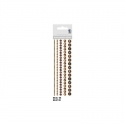 COPPER RHINESTONE STICKER BORDER "FANCY"