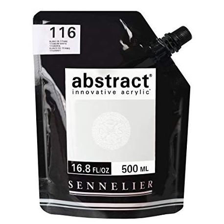 SENNELIER ABSTRACT ACRYLIC 120ML - TITANIUM WHITE