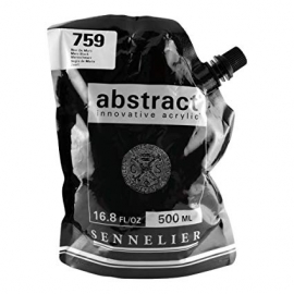 SENNELIER ABSTRACT ACRYLIC 500ML - MARS BLACK 