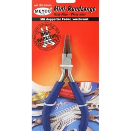  MEYCO MINI ROUND NOSE PLIERS CHROME PLATED