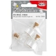 MEYCO GLASS BOTTLE WITH CORK 22 X 25MM 3 PCS