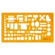 ARCHITECT FURNITURE TEMPLATE 1 : 
