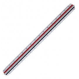 ARISTO COLLEGE TRIANGULAR REDUCTION SCALE RULER 1:2.5,10,20,50,100