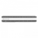 ARISTO ALLUMINIUM RULER RUBBER SURFACE - 100 CM