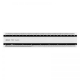 ARISTO ALLUMINIUM RULER RUBBER SURFACE - 100 CM