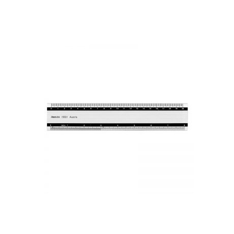 ARISTO ALLUMINIUM RULER RUBBER SURFACE - 100 CM