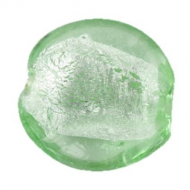 GLASS LAMP BEAD 17MM - LIME GREEN