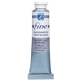 L&B FINE OIL PAINT SILVER HUE - 40ML
