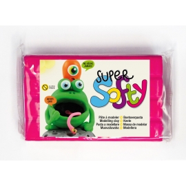 SUPER SOFTY MODELLING CLAY - 350G - PINK