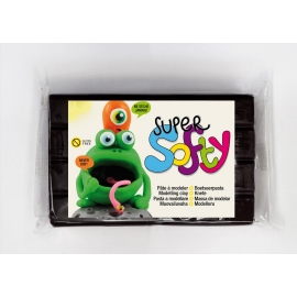 SUPER SOFTY MODELLING CLAY - 350G - BLACK