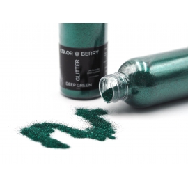 COLORBERRY FINE GLITTER - DEEP GREEN - 90G