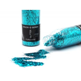 COLORBERRY CHUNKY GLITTER - TURQUOISE - 90G