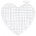 PLASTIC CANVAS - HEART 8CMS