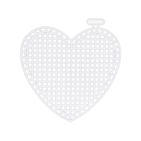 PLASTIC CANVAS - HEART 16CMS