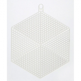PLASTIC CANVAS - HEXAGON 12CMS