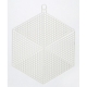 PLASTIC CANVAS - HEXAGON 12CMS
