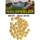 WOODEN BEADS NATURAL - 10MM - 56PCS