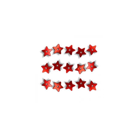 SEQUINS SMALL STAR 1400PCS - RED