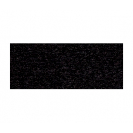 FINE KREPP PAPER 50 X 250CM - BLACK
