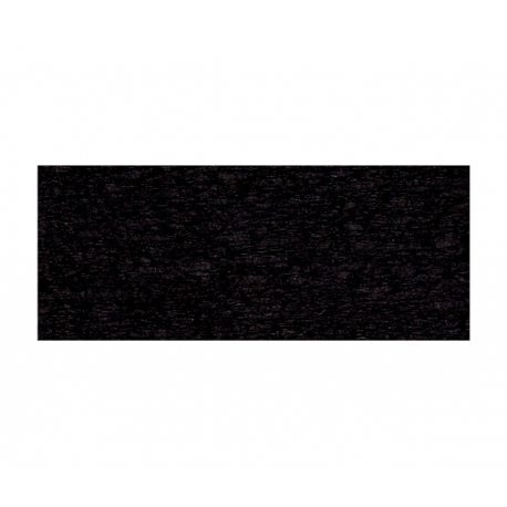 FINE KREPP PAPER 50 X 250CM - BLACK