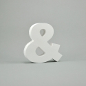 MDF SYMBOL "&" 10CM HIGH X 1.8CM