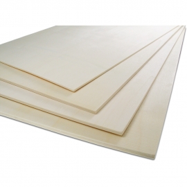 BIRCH PLYWOOD SHEET 30 X 50CM 4MM