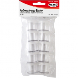 STORAGE CUPS 10 SET 10ML